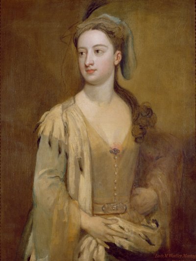 Une femme, appelée Lady Mary Wortley Montagu, c.1715-20 - Godfrey Kneller